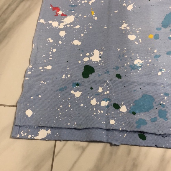 Men’s Polo Ralph Lauren Painted Distressed Classic Fit Polo T-Shirt - Picture 3 of 4